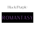 Load image into Gallery viewer, Vertical Black & Purple Romantasy Shelf Mark™ by FireDrake Artistry®
