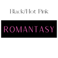 Load image into Gallery viewer, Vertical Black & Hot Pink Romantasy Shelf Mark™ by FireDrake Artistry®
