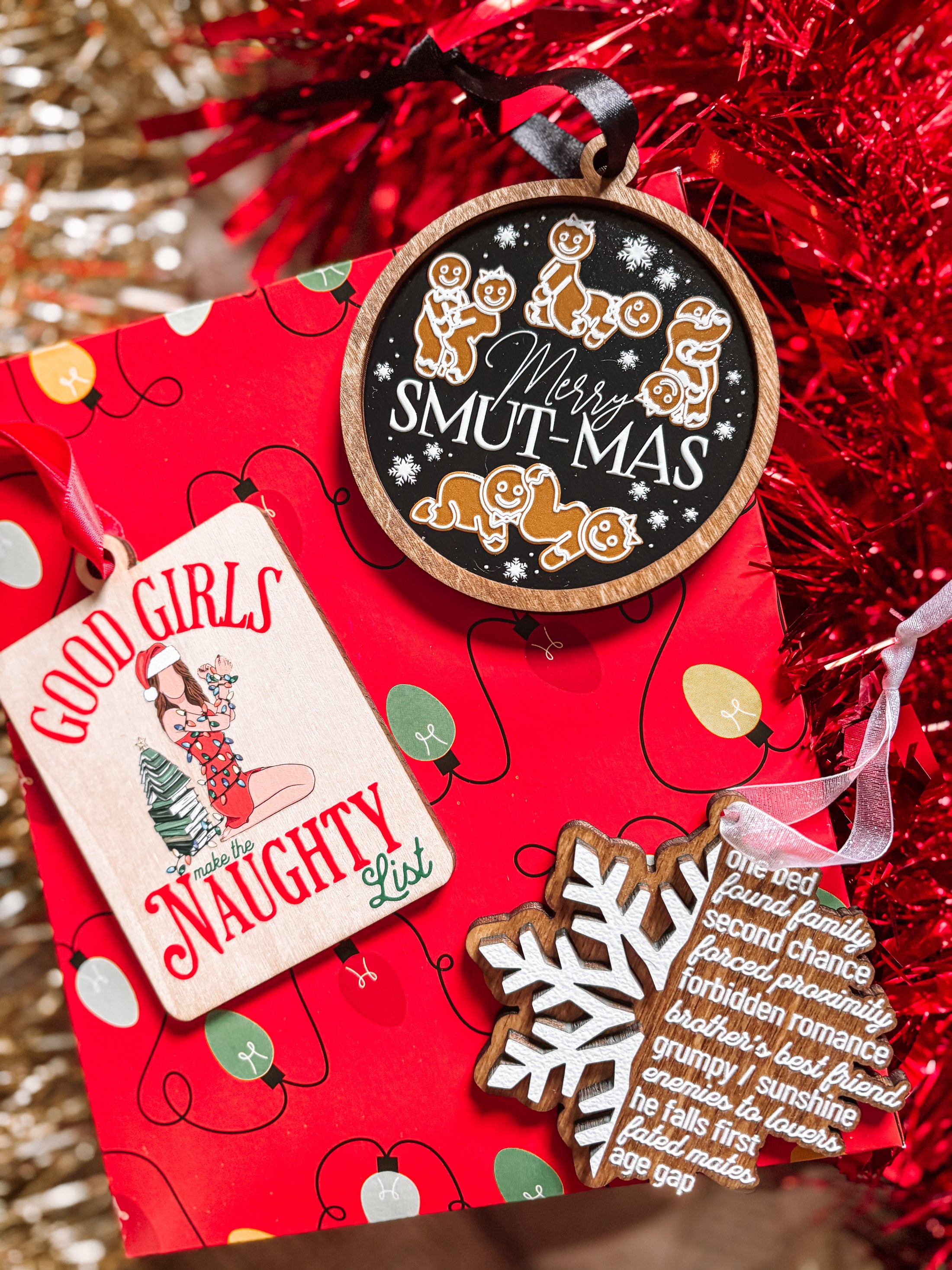 Good Girl Naughty List Ornament