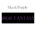 Load image into Gallery viewer, Vertical Black & Purple High Fantasy Shelf Mark™ by FireDrake Artistry®
