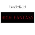 Load image into Gallery viewer, Vertical Black & Red High Fantasy Shelf Mark™ by FireDrake Artistry®
