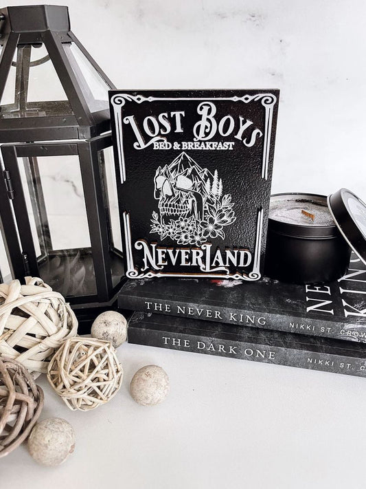 Lost Boys Bed & Breakfast Sign - Nikki St. Crowe - firedrakeartistry