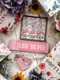 Load image into Gallery viewer, Officially Licensed Elsie Silver Cowboy Boot Keychain, Elsie Silver Shelfmark™, and Chestnut Springs Series sign by FireDrake Artistry®
