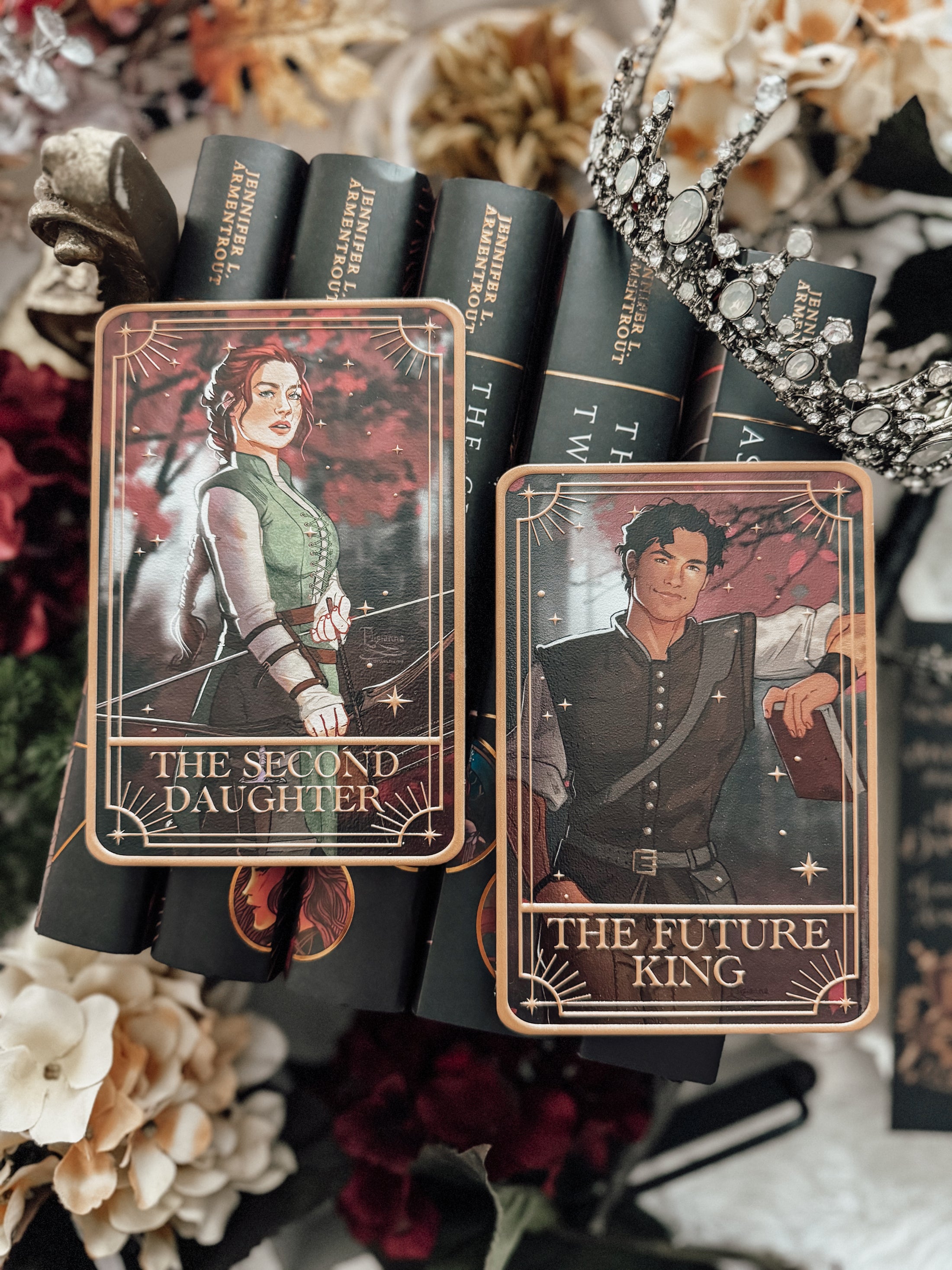 “The Future King" Casteel Tarot Card Shelf Sign - Officially Licensed From Blood and Ash