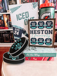 Load image into Gallery viewer, Heston University Hockey Puck Sign & Heston U Jersey Sign, Veronica Eden Collection, Fire Drake Artistry 2025®
