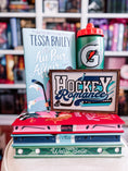 Load image into Gallery viewer, Hockey Romance Sign © 2025 by Traci Quail of Fire Drake Artistry®
