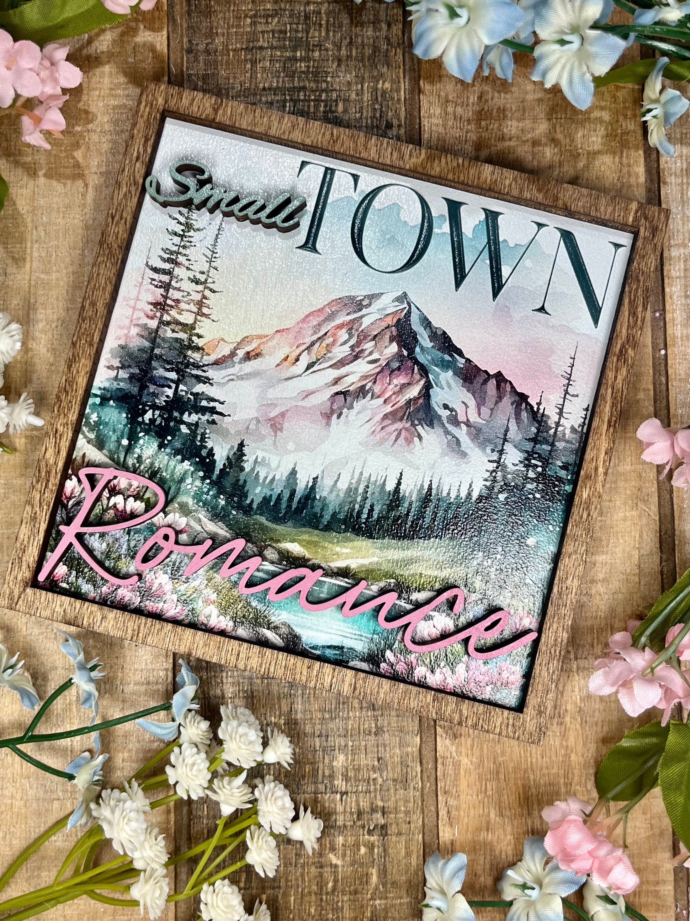 Small Town Romance Sign FireDrake Artistry™