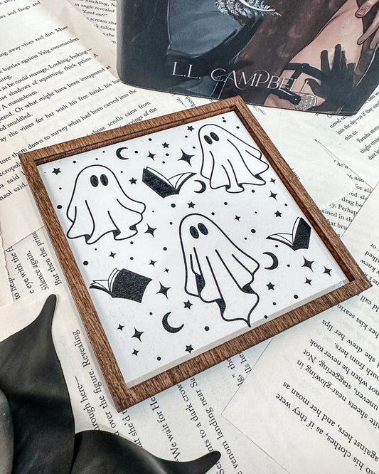 Boo Books Sign - firedrakeartistry