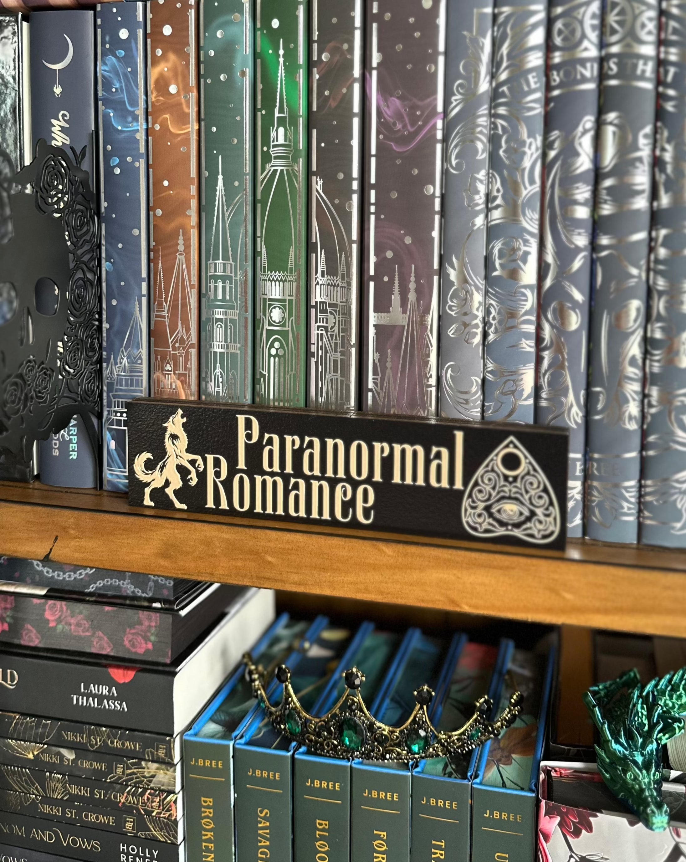 Paranormal Romance Shelf Mark™ Black & Brown FireDrake Artistry®