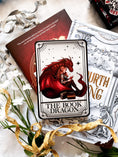 Load image into Gallery viewer, The Book Dragon tarot card FireDrake Artistry 2023
