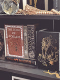 Load image into Gallery viewer, Vertical Black & Brown Myths & Legends  Shelf Mark™ by FireDrake Artistry®
