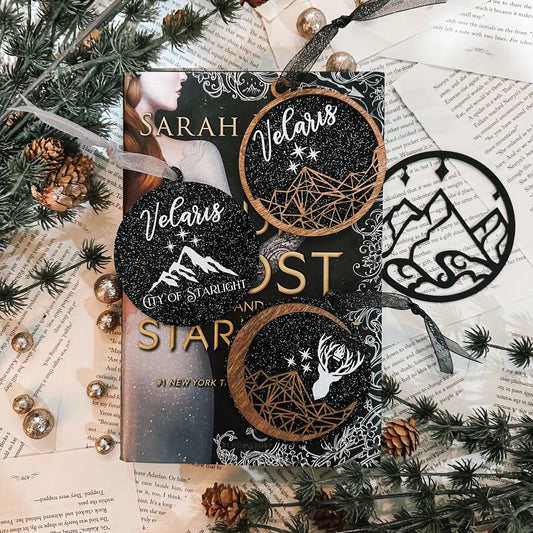 Maas Christmas Ornaments 2024 - ACOTAR / Throne of Glass / Crescent City Inspired