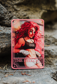 Load image into Gallery viewer, "The Hellcat" Tarot Card - Officially Licensed Tate James created by FireDrake Artistry®
