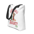 Load image into Gallery viewer, Good Girl Naughty List Tote bag
