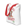 Load image into Gallery viewer, Good Girl Naughty List Tote bag
