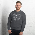 Load image into Gallery viewer, Boo Books Unisex Sweatshirt - White Design
