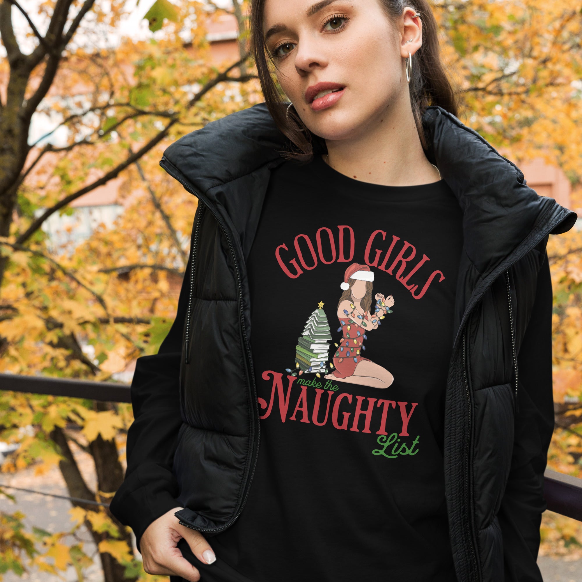 Good Girl Naughty List Unisex Long Sleeve Tee