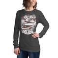 Load image into Gallery viewer, Cliterature is Literature Dark Bookstack Unisex Long Sleeve Tee for FireDrake Artistry 
