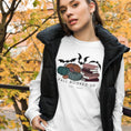 Load image into Gallery viewer, Fall Booked Up Unisex Long Sleeve Tee - Multicolor Books for FireDrake Artistry
