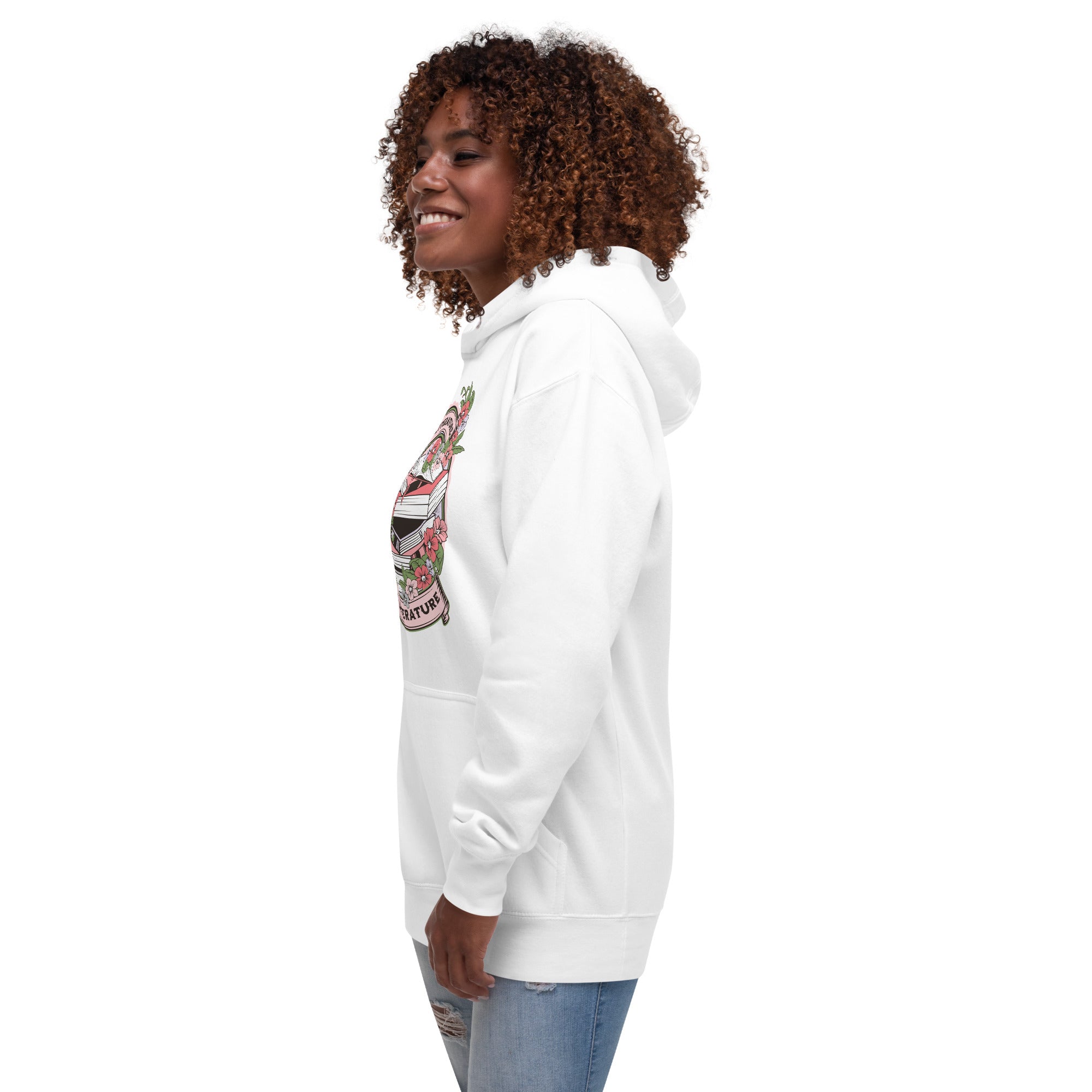 Cliterature is Literature Spring Bookstack Unisex Hoodie *NEW BRAND - CHECK SIZING*