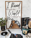 Load image into Gallery viewer, "I Read" Home Decor Sign by Fire Drake Artistry® 
